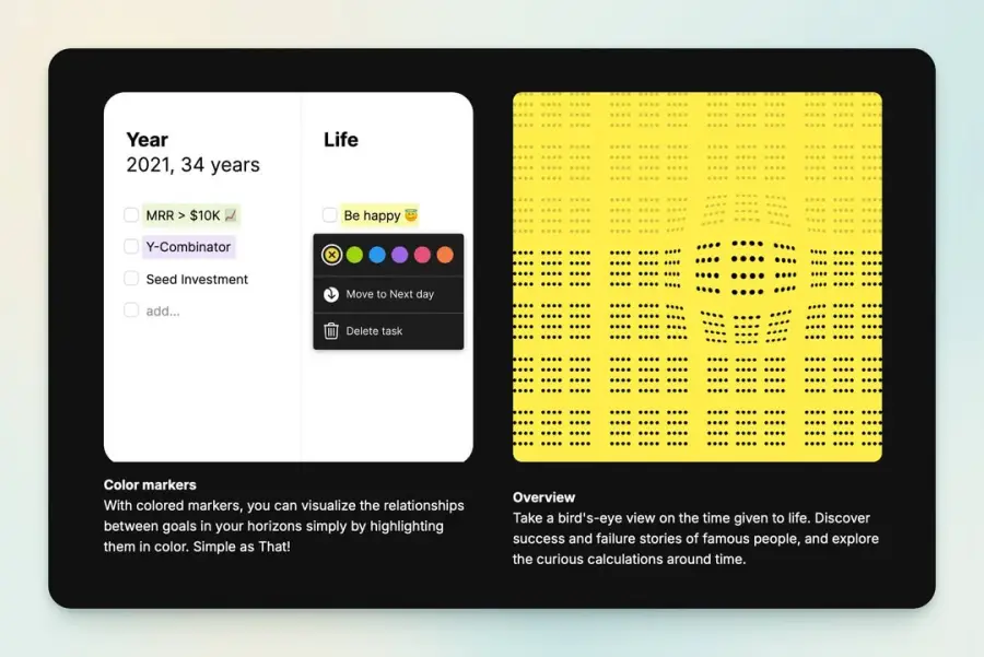 Timestripe แอปวางเป้าหมายชีวิตที่ไม่ได้คิดแค่ “วันนี้ต้องทำอะไร”… — รูปที่ 2