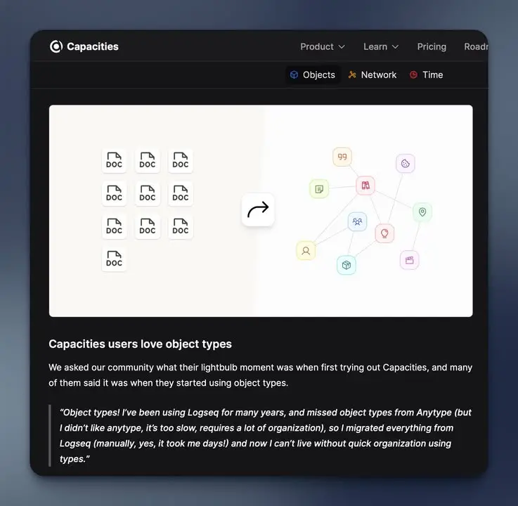 Capacities — แอพจดโน้ตที่ไม่ได้แค่ “เก็บ” ความคิด… — รูปที่ 3