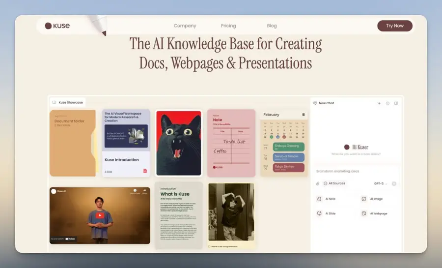 Kuse.ai — AI workspace ที่เอาข้อมูลมั่วๆ…
