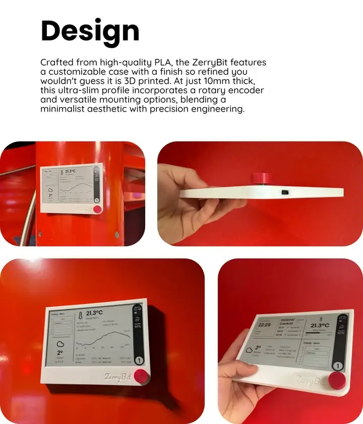 ZerryBit — จอ E-ink อัจฉริยะที่เอา “ข้อมูลที่เราอยากเห็นจริงๆ”… — รูปที่ 5