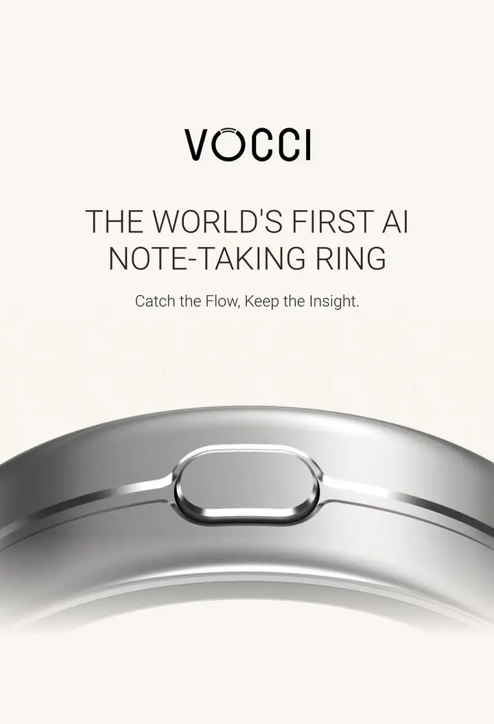 Vocci แหวน AI สำหรับการประชุม แบบเงียบๆ แต่เก็บทุกคำพูด นี่คือ…