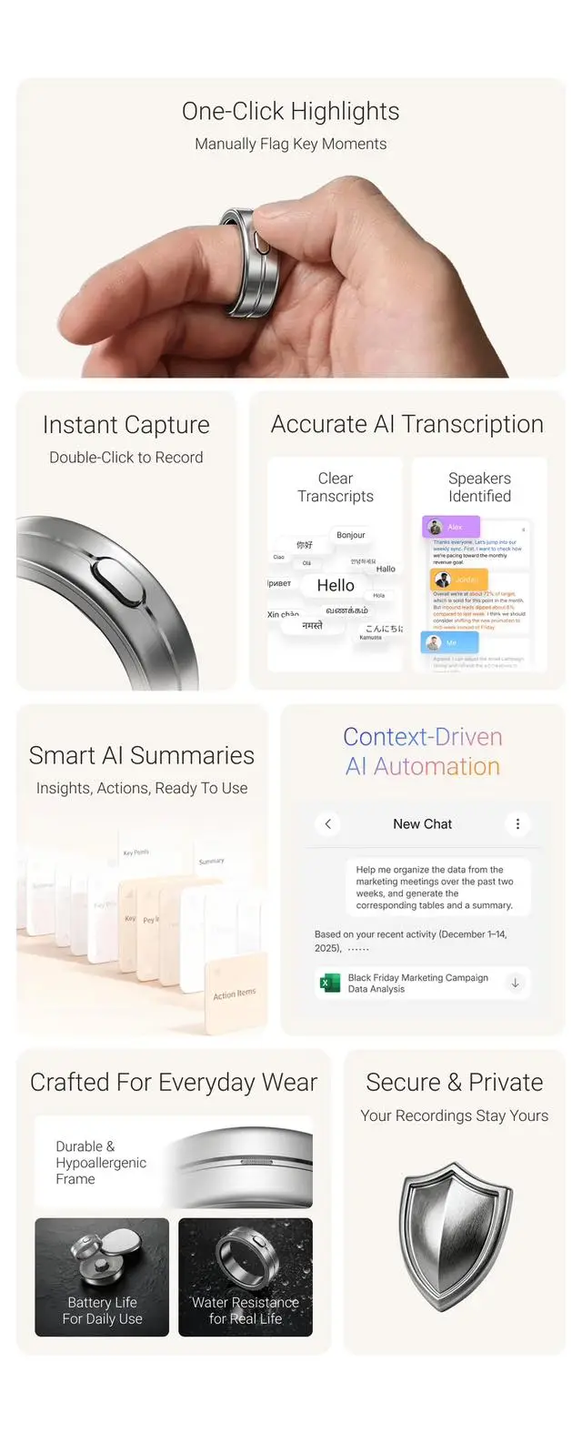 Vocci แหวน AI สำหรับการประชุม แบบเงียบๆ แต่เก็บทุกคำพูด นี่คือ… — รูปที่ 2