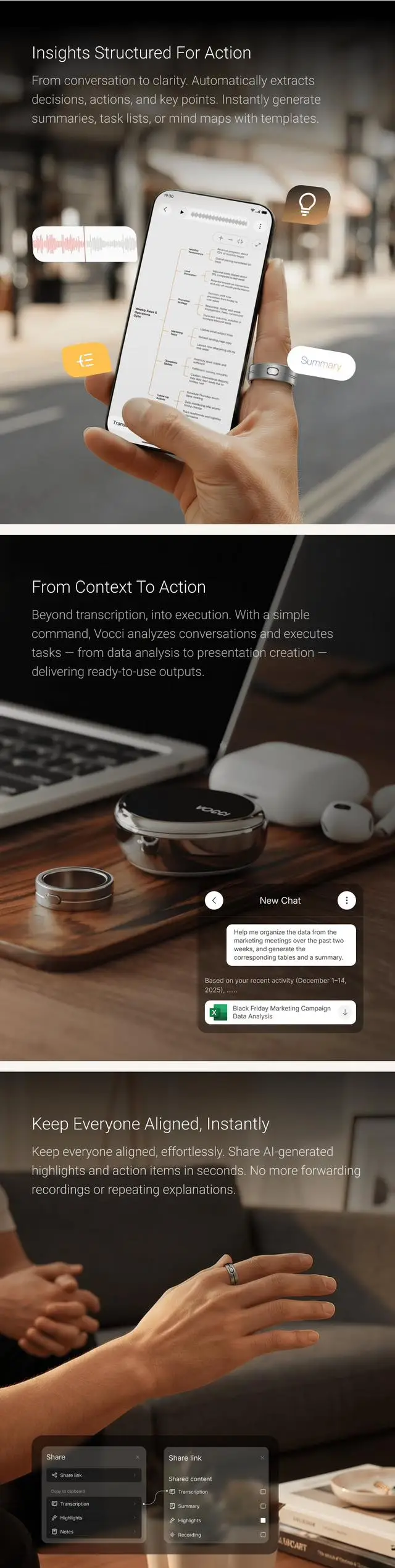 Vocci แหวน AI สำหรับการประชุม แบบเงียบๆ แต่เก็บทุกคำพูด นี่คือ… — รูปที่ 5