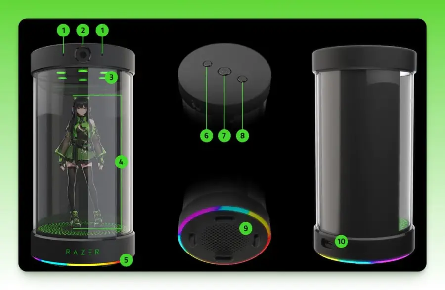 Project AVA จาก Razer เอา Grok AI ออกมาจากจอมือถือ — รูปที่ 3