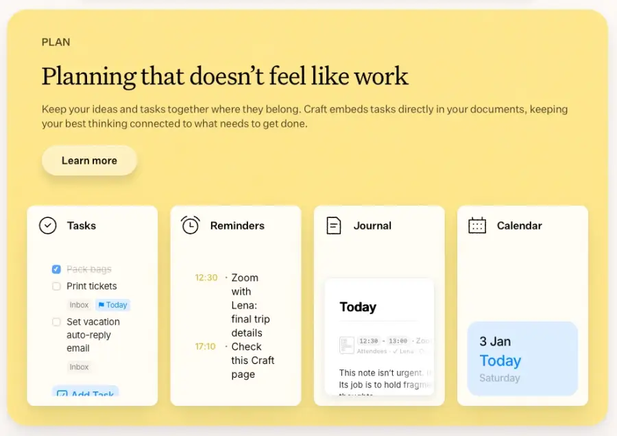 Craft.do แอพจดโน้ตที่ผมยกให้ UX ดีสุด และ UI สวยแบบไม่ต้องพยายาม — รูปที่ 3