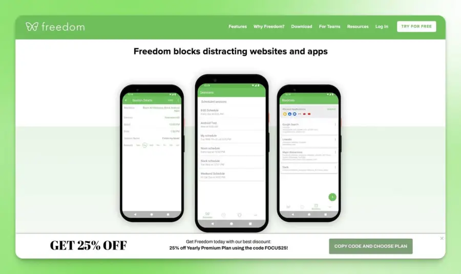 Freedom แอพบล็อกสิ่งรบกวนที่จริงจังกับคำว่าโฟกัส นิยามสั้นๆ…