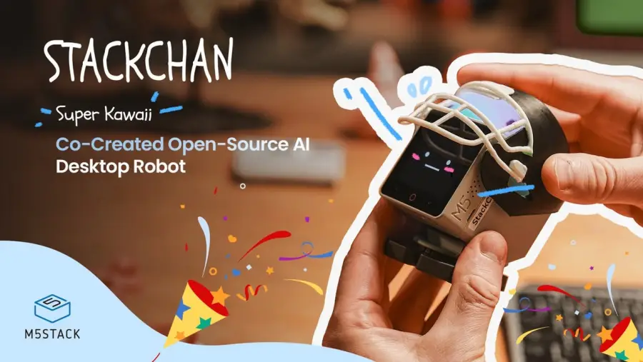 StackChan หุ่นยนต์เดสก์ท็อป AI ตัวจิ๋วสายคาวาอี้ แบบ open-source…