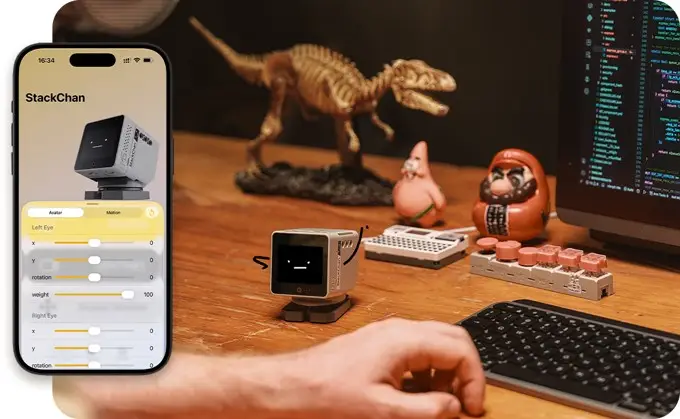 StackChan หุ่นยนต์เดสก์ท็อป AI ตัวจิ๋วสายคาวาอี้ แบบ open-source… — รูปที่ 3