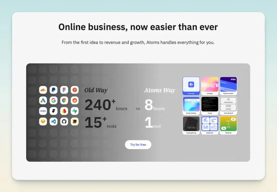 Atoms คือแพลตฟอร์ม AI สาย “Vibe Business”…