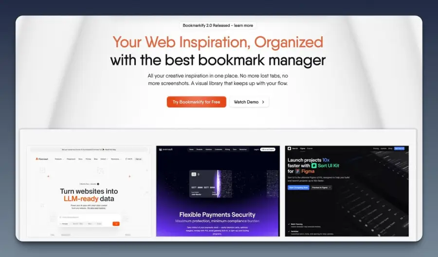 Bookmarkify.io แอพเก็บเว็บสำหรับคนทำงานดีไซน์…
