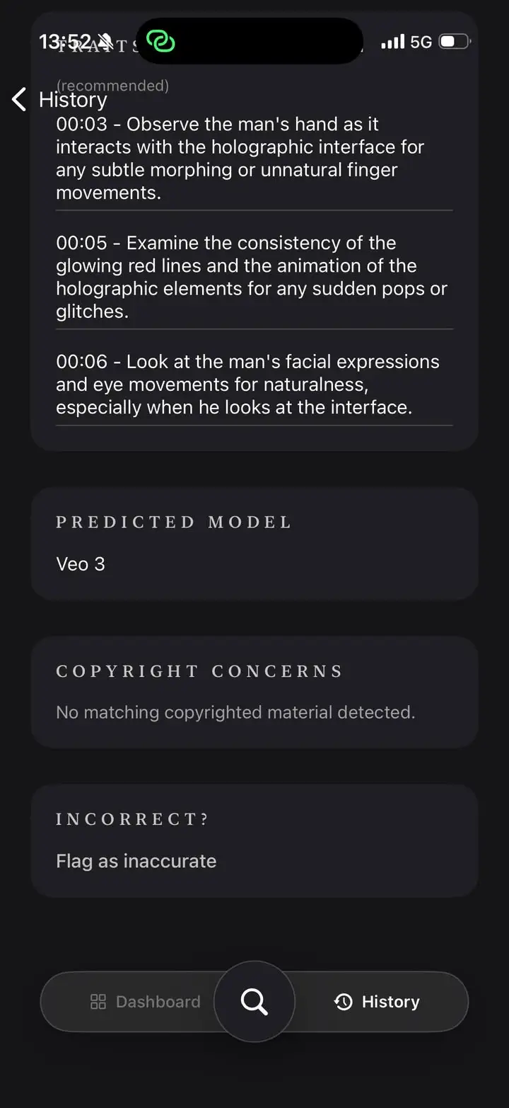 Null AI แอปเช็กคลิปว่า “จริงหรือ AI” แบบเอาไว้หยุดคิดก่อนแชร์… — รูปที่ 6