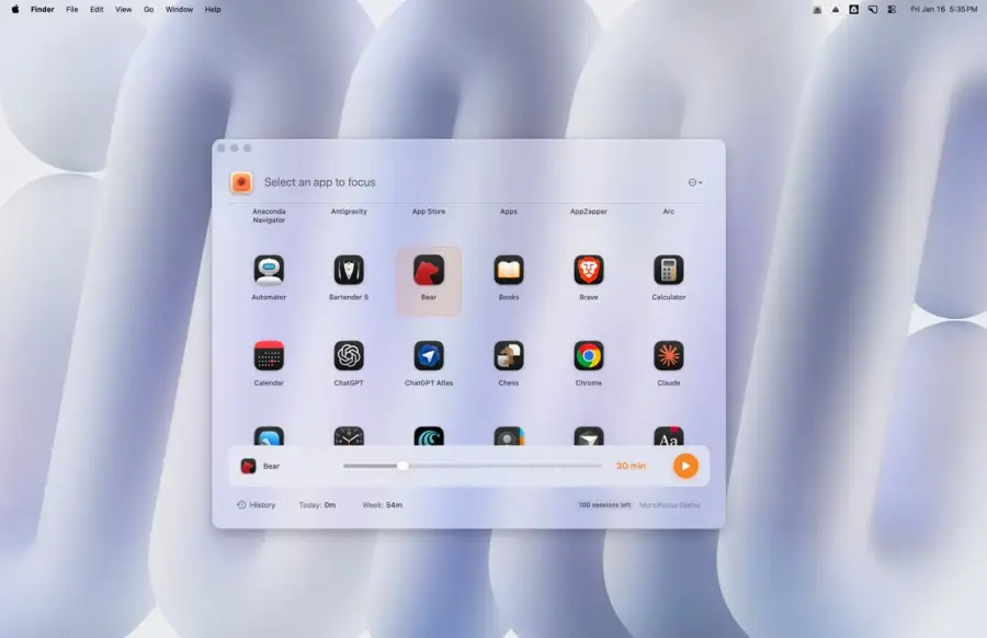 Monofocus แอปโฟกัสสำหรับ macOS…