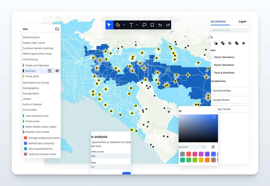 Atlas — เครื่องมือทำแผนที่ + วิเคราะห์โลเคชันด้วย AI… — รูปที่ 2