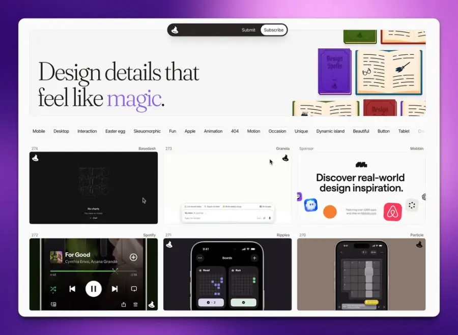 Design Spells เว็บรวม “เวทมนตร์ UI” ที่ทำให้แอพธรรมดาดูแพงขึ้น…