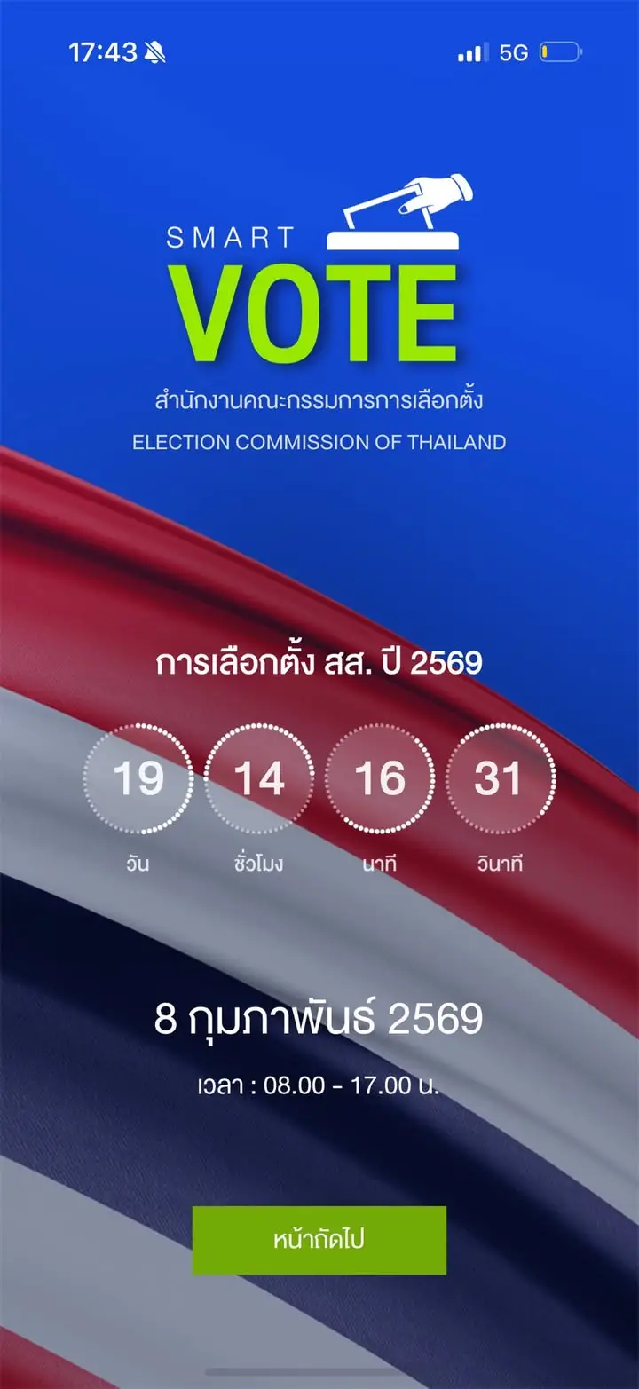 Smart Vote — แอปเลือกตั้งที่ตั้งที่เหมือนหลุดมาจากยุคโนเกีย