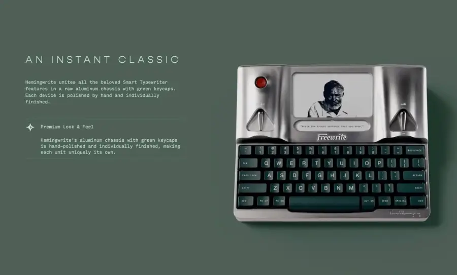 Hemingwrite คือเครื่องพิมพ์ดิจิทัลที่เกิดมาเพื่อ… — รูปที่ 3