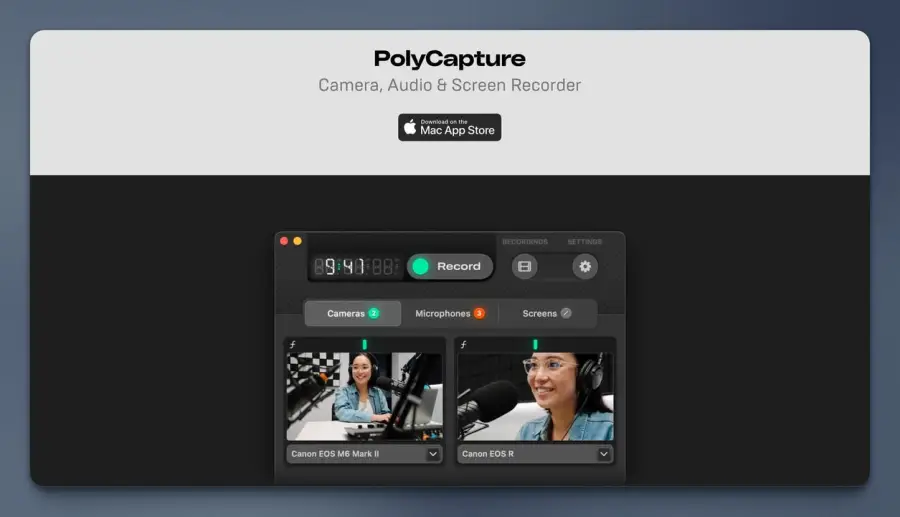 PolyCapture แอพบันทึกหน้าจอสาย “เปิดแล้วอัดเลย”…