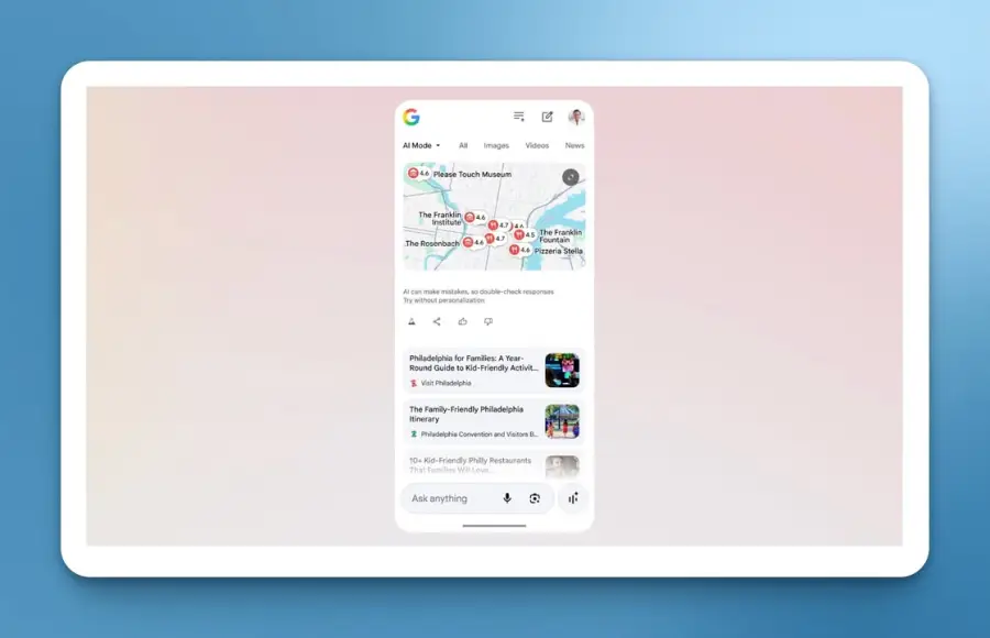 Google Personal Intelligence ใน Search