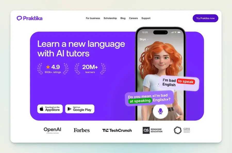 Praktika.ai แอพเรียนภาษาที่ขายไอเดียง่ายๆ แต่โดนมาก คือ…