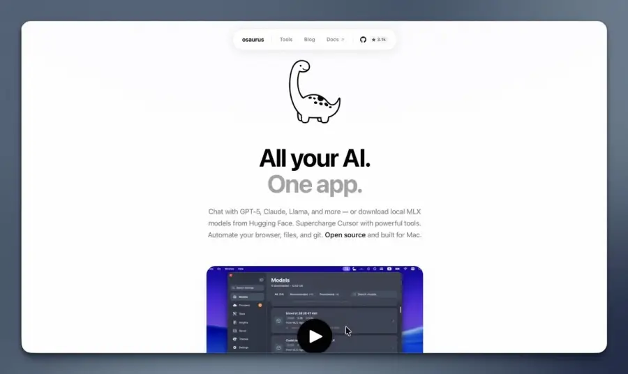 Osaurus.ai แอพ AI สำหรับ Mac ที่ไม่ใช่แชตบอท…