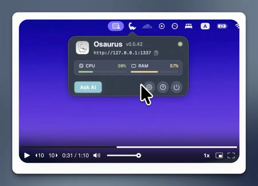 Osaurus.ai แอพ AI สำหรับ Mac ที่ไม่ใช่แชตบอท… — รูปที่ 3