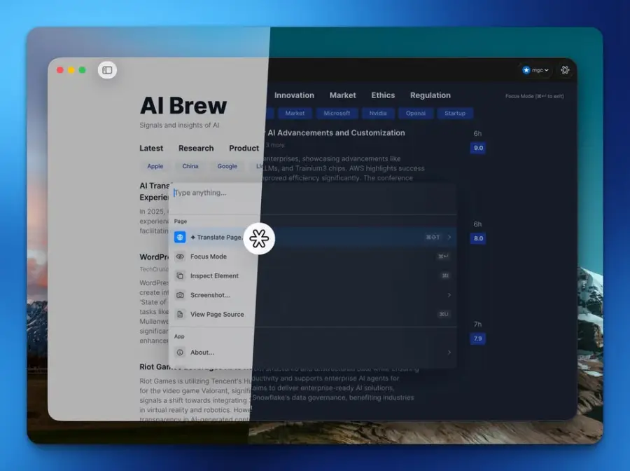 Flakes.ai เว็บเบราว์เซอร์สายโฟกัสสำหรับ macOS… — รูปที่ 2