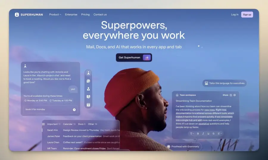 Superhuman แอพอีเมลและ productivity suite…