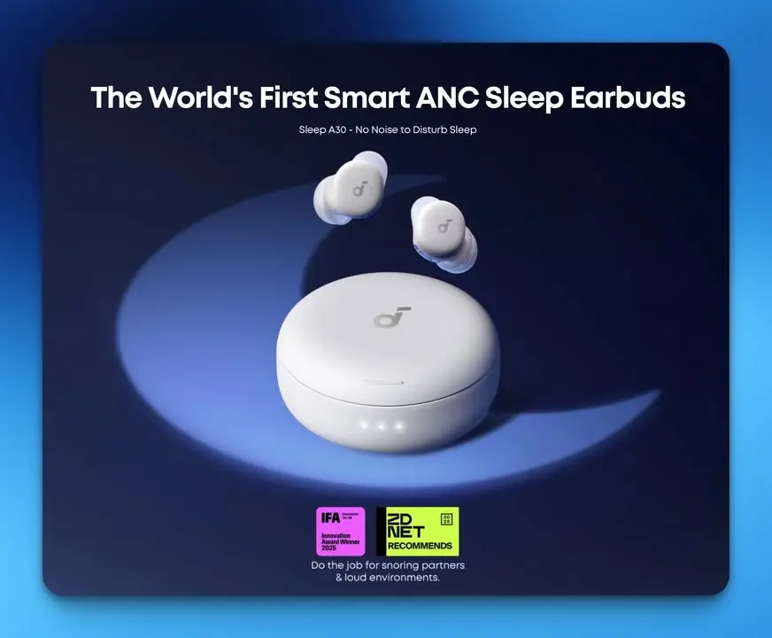 Soundcore Sleep A30 หูฟัง “ไว้ใส่นอน แม้มีคนข้างๆ กรน”…