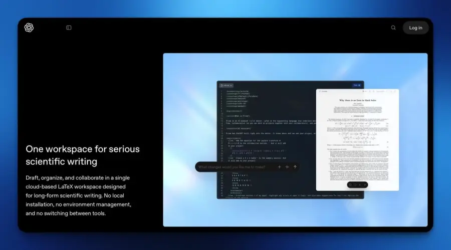 Open AI เปิด Prism = “Google Docs สำหรับคนเขียน LaTeX” ที่ฝัง… — รูปที่ 2