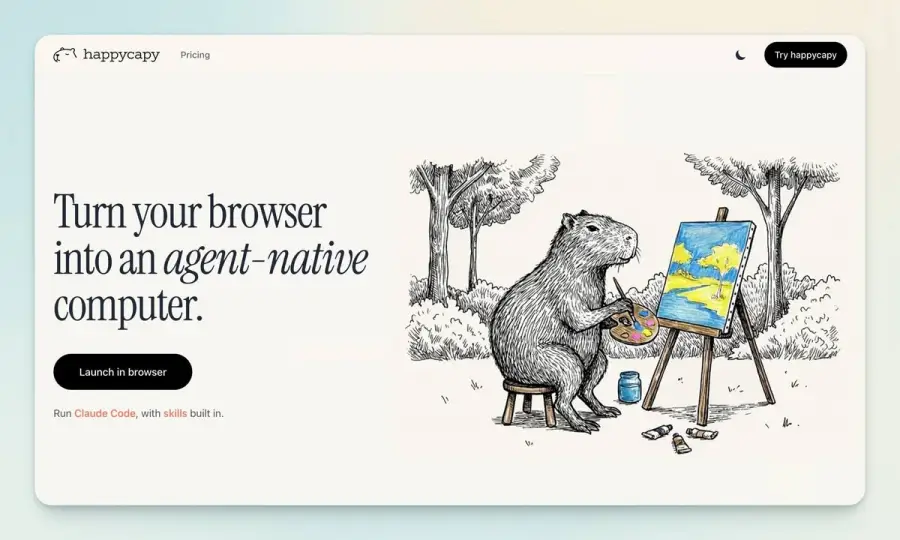 happycapy คือคอมพิวเตอร์แบบ agent-native ที่อยู่ในเบราว์เซอร์