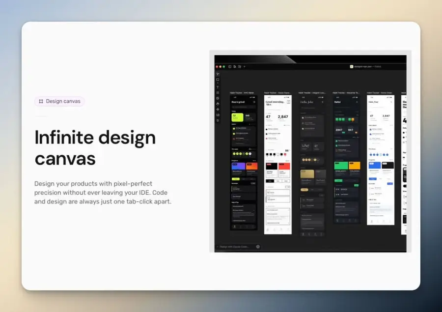 Pencil.dev — เครื่องมือออกแบบ UI ที่ทำงานใน IDE ไม่ต้องเปิด Figma… — รูปที่ 2