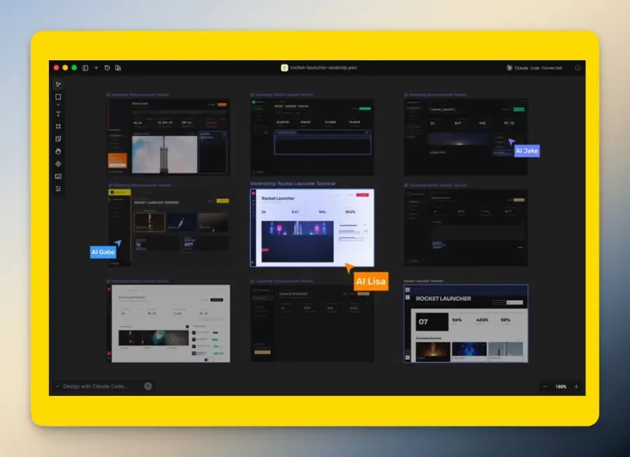 Pencil.dev — เครื่องมือออกแบบ UI ที่ทำงานใน IDE ไม่ต้องเปิด Figma… — รูปที่ 3