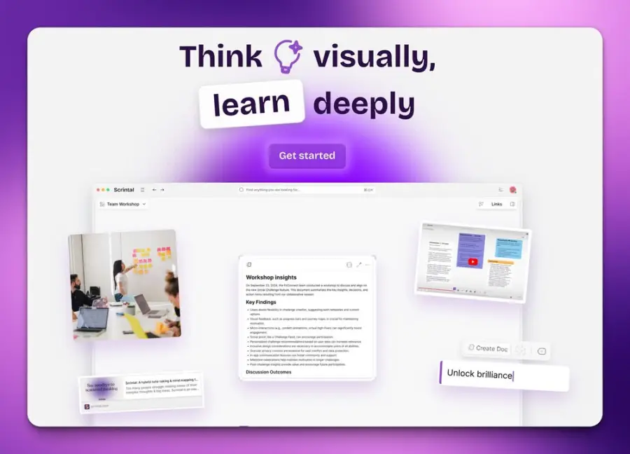 Scrintal แอพจัดการความคิดแบบ visual ที่เหมือนเอากระดาษโน้ต สมอง…