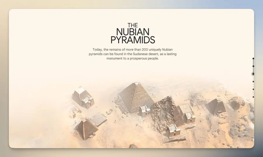 Pyramids of Meroë แอพเล่าโบราณคดีผ่าน 3D และ AR บนเว็บ… — รูปที่ 4