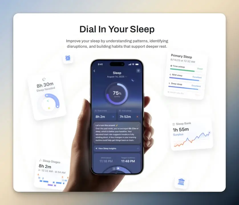Bevel แอพสุขภาพสายรวมศูนย์ ที่เอาข้อมูลจาก Apple Watch, Oura,… — รูปที่ 3