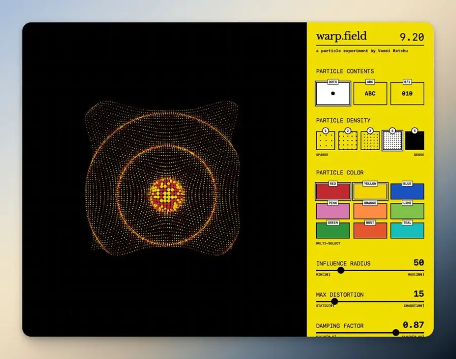 Particle Physics Experiment by Vamsi Batchu คือเดโม creative…
