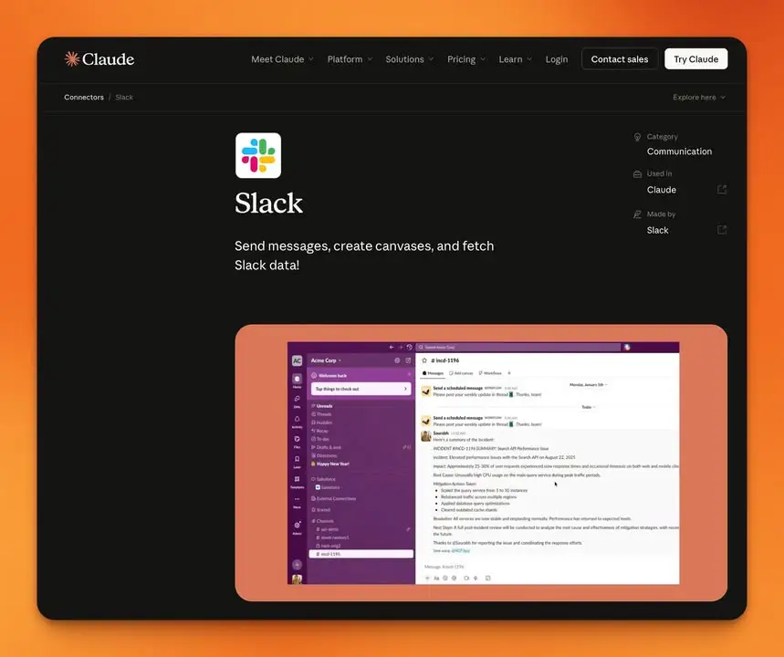 Claude x Slack Connector คือการเอา Claude ไปเป็นผู้ช่วยใน Slack…