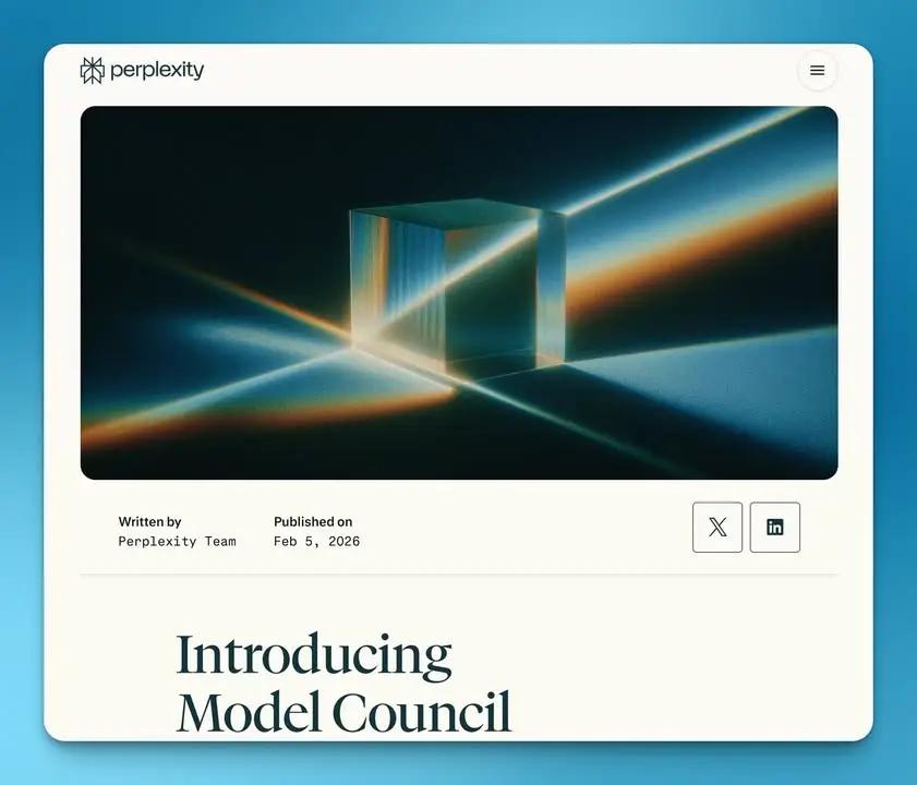Perplexity Model Council คืออะไร แบบสั้นมาก มันคือการเอา AI…