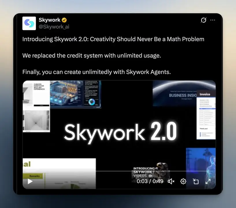 Skywork AI 2.0 คือ AI workspace สายโหดที่เอา “agent หลายตัว +…