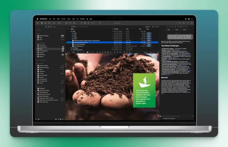 DEVONthink แอพ “คลังความรู้ส่วนตัว” บน Mac…