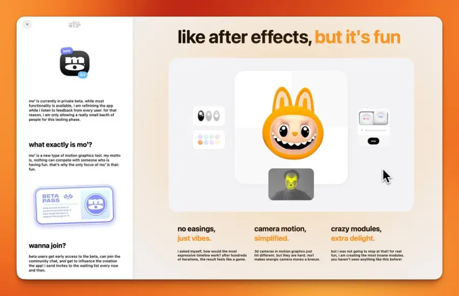 mo¹ — เครื่องมือ motion graphics บน browser ที่เหมือน After…