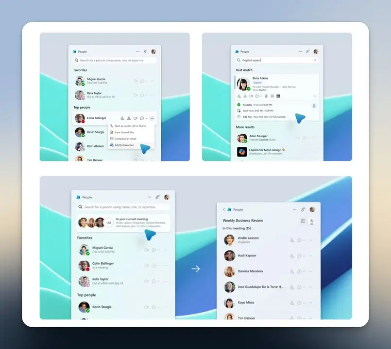 Microsoft 365 companions คือผู้ช่วยบน taskbar ที่รวม People,… — รูปที่ 2