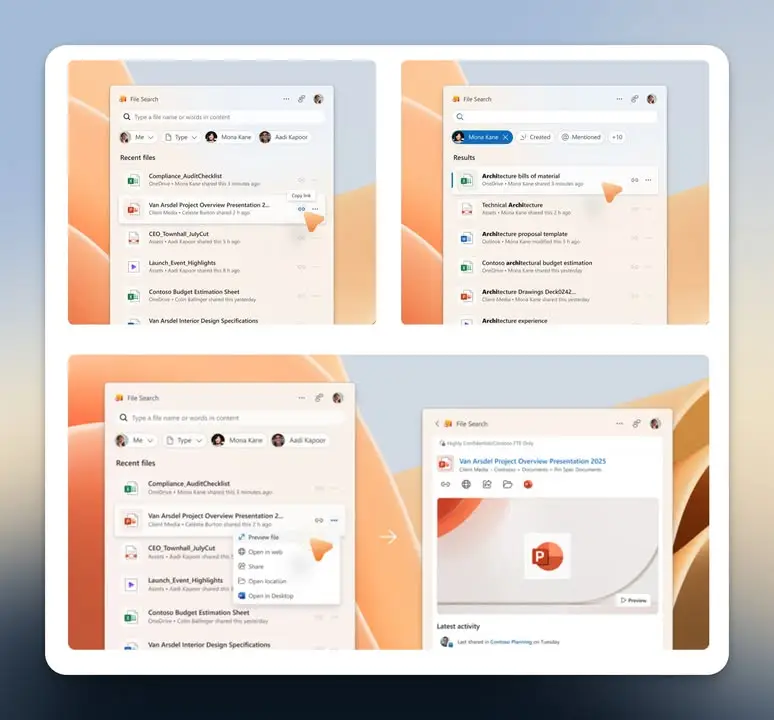 Microsoft 365 companions คือผู้ช่วยบน taskbar ที่รวม People,… — รูปที่ 3