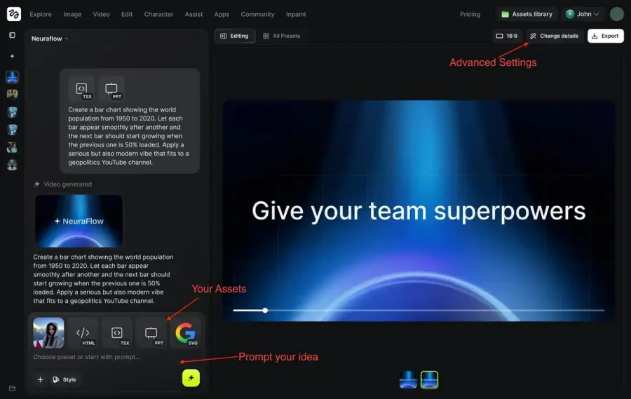 Higgsfield Vibe Motion — รูปที่ 4