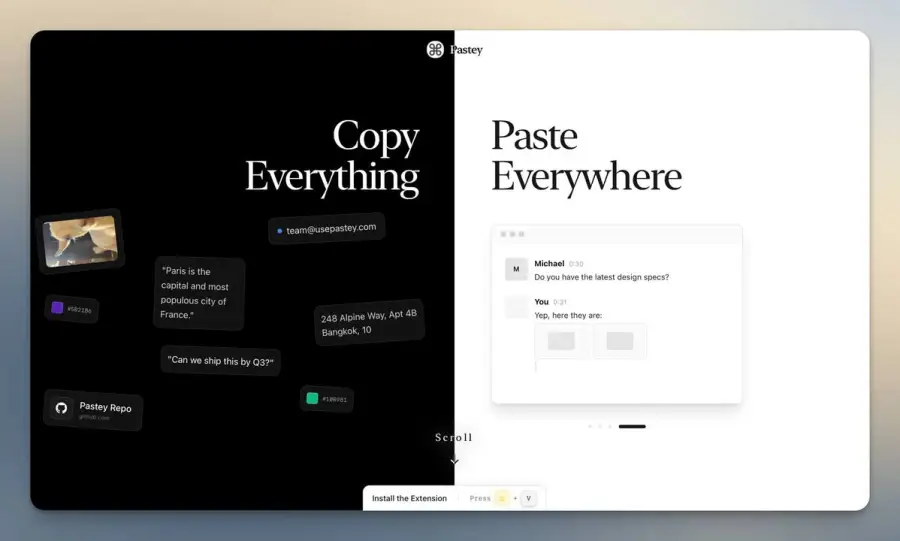 Pastey Extension — แอพที่เปลี่ยนปุ่ม Paste ธรรมดา ให้กลายเป็น AI…