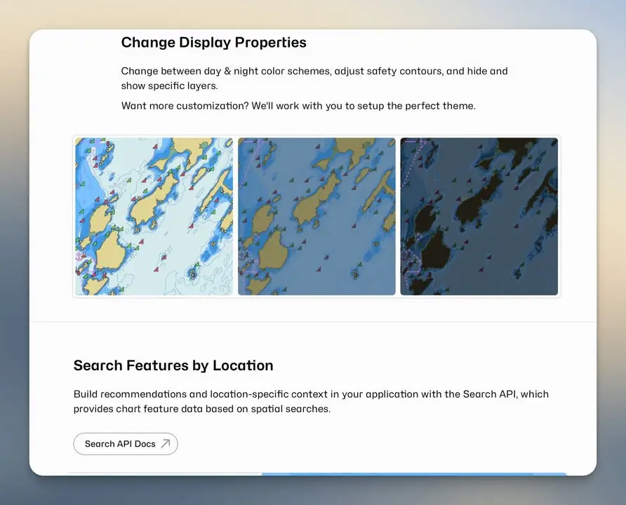 Vector Charts — API แผนที่เดินเรือแบบเวกเตอร์… — รูปที่ 2