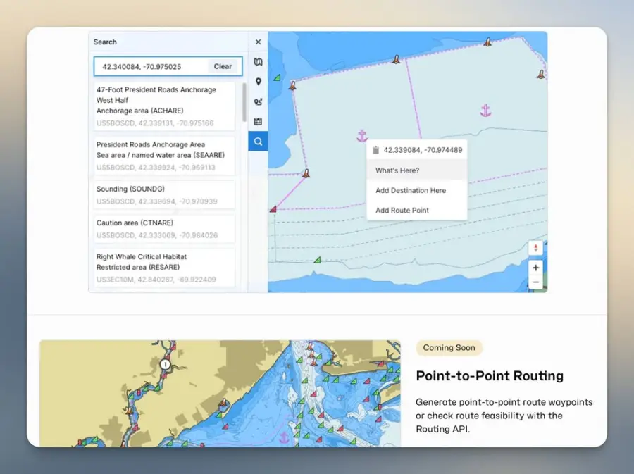Vector Charts — API แผนที่เดินเรือแบบเวกเตอร์… — รูปที่ 3