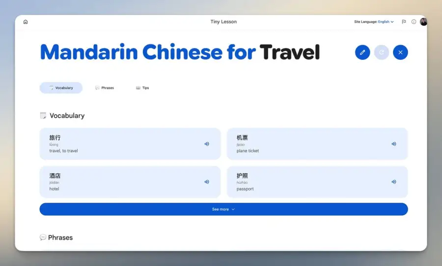 Little Language Lessons จาก Google Labs… — รูปที่ 3