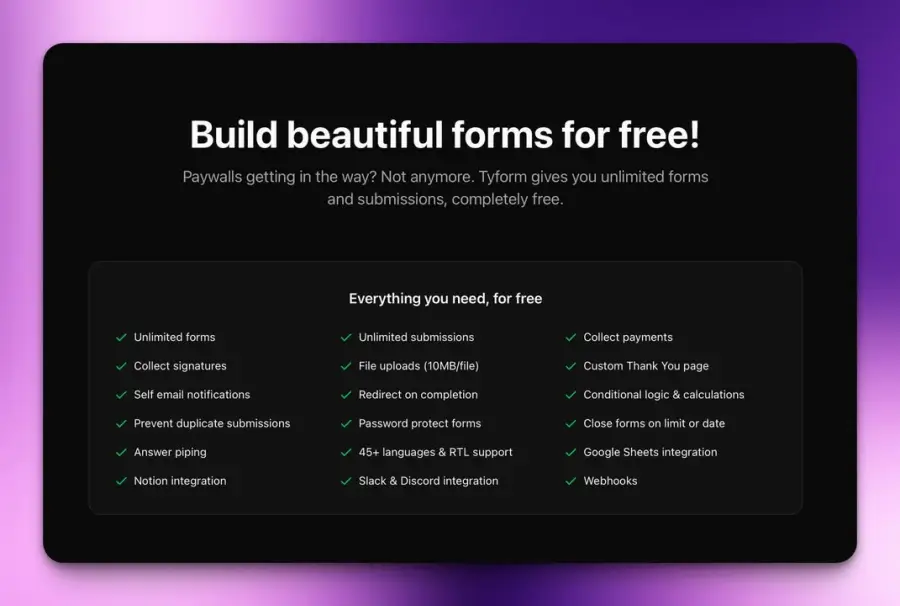 Tyform เว็บสร้างฟอร์มที่ประกาศตัวว่า “Unlimited ฟรีตลอดไป”… — รูปที่ 3