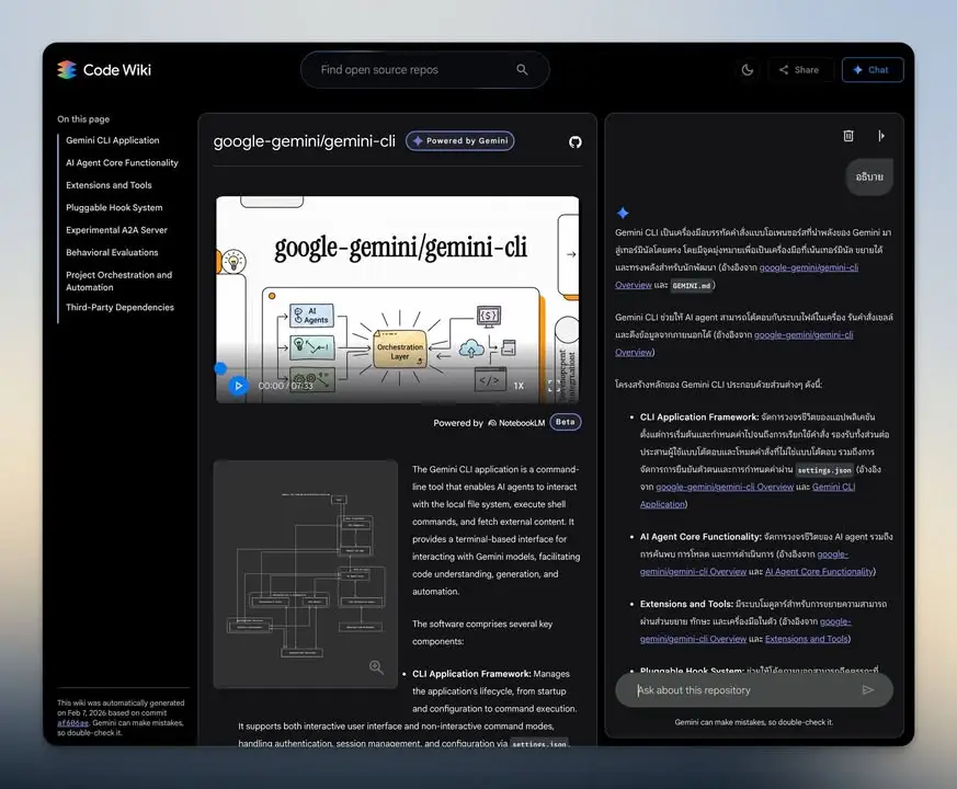 CodeWiki เครื่องมือจาก Google ที่เปลี่ยน GitHub repo ทั้งก้อน… — รูปที่ 4